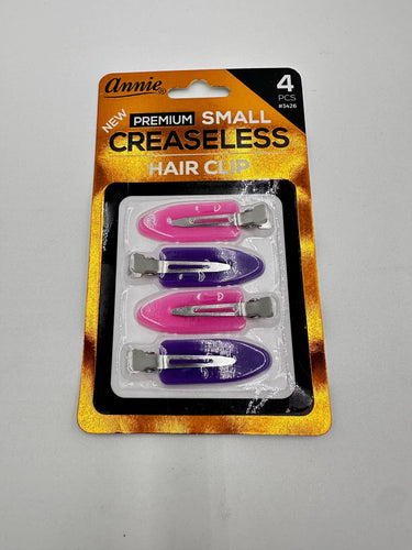 Annie Premium Small Creaseless Hair Clip 4 Pcs 3426 - ANNS BEAUTY SUPPLY